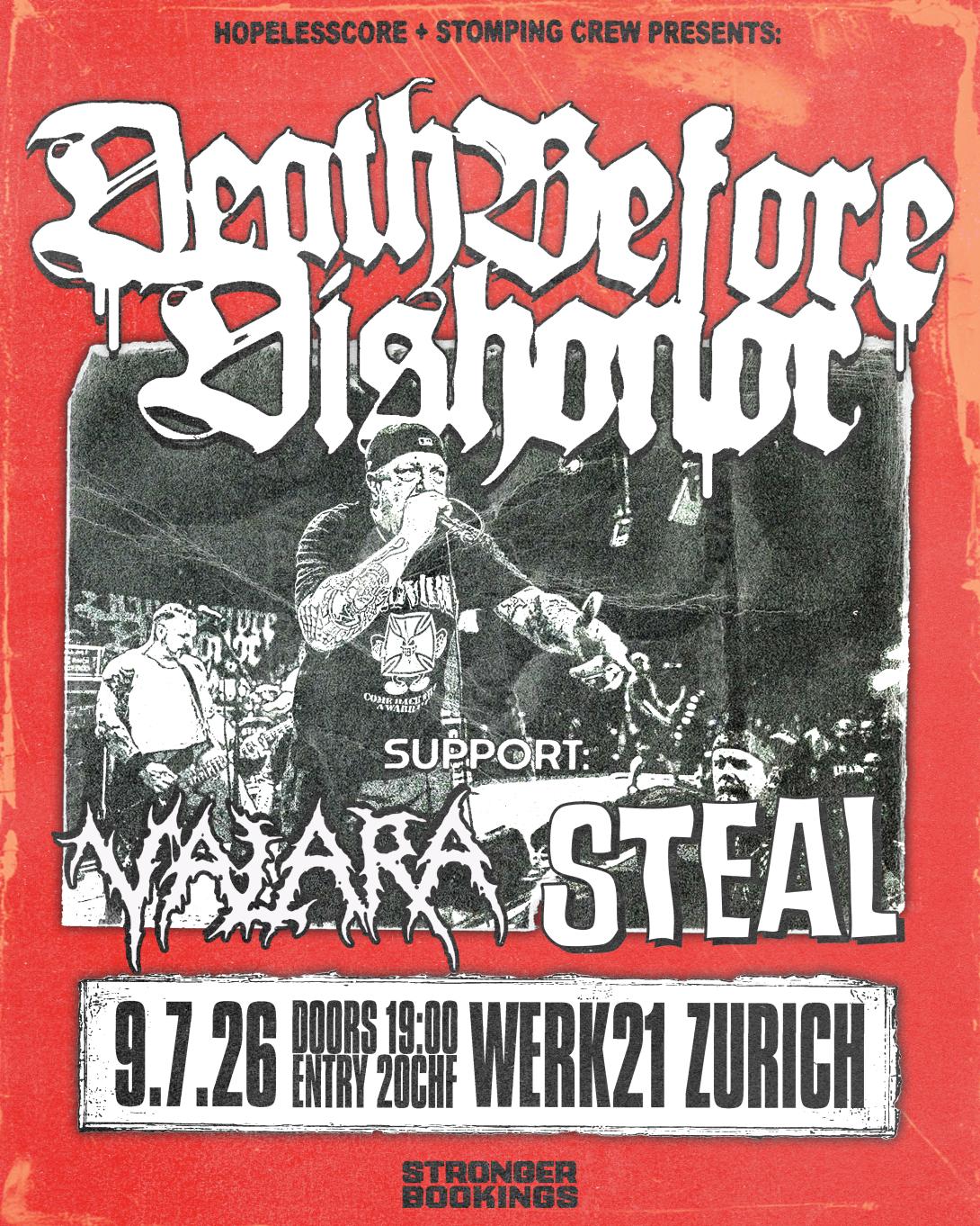 DEATH BEFORE DISHONOR (BOSTON HARDCORE) | Dynamo Zürich